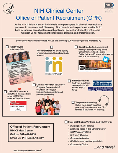 flyer for Patient Recruitment