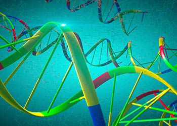 illustration of DNA strands