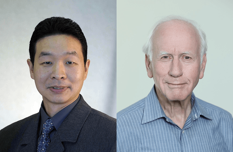 Dr. Kin Wah Fung (left) and Dr. Clement McDonald (right)