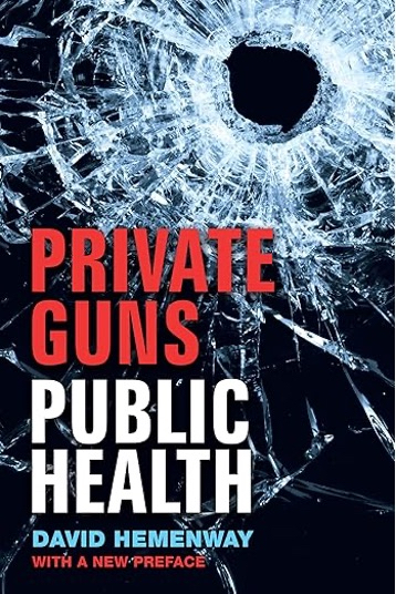Book cover showing a bullet hole in cracked glass