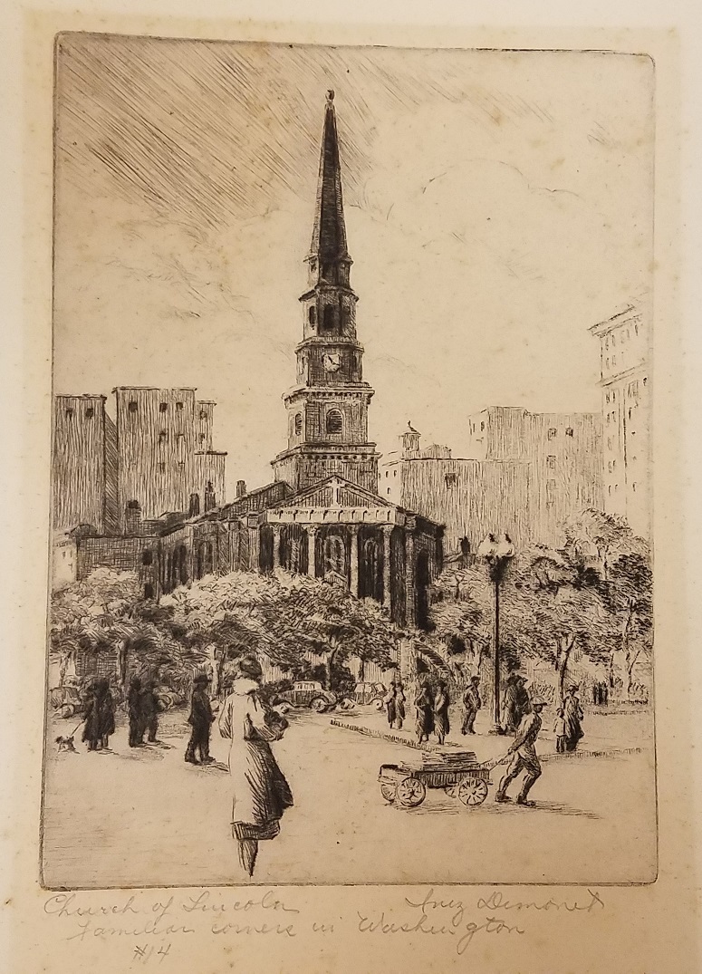 illustration of Washington, D.C.’s New York Avenue Presbyterian Church