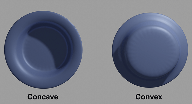 concave and convex objects