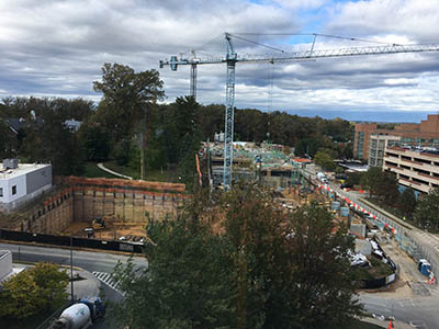 parking garage under construction