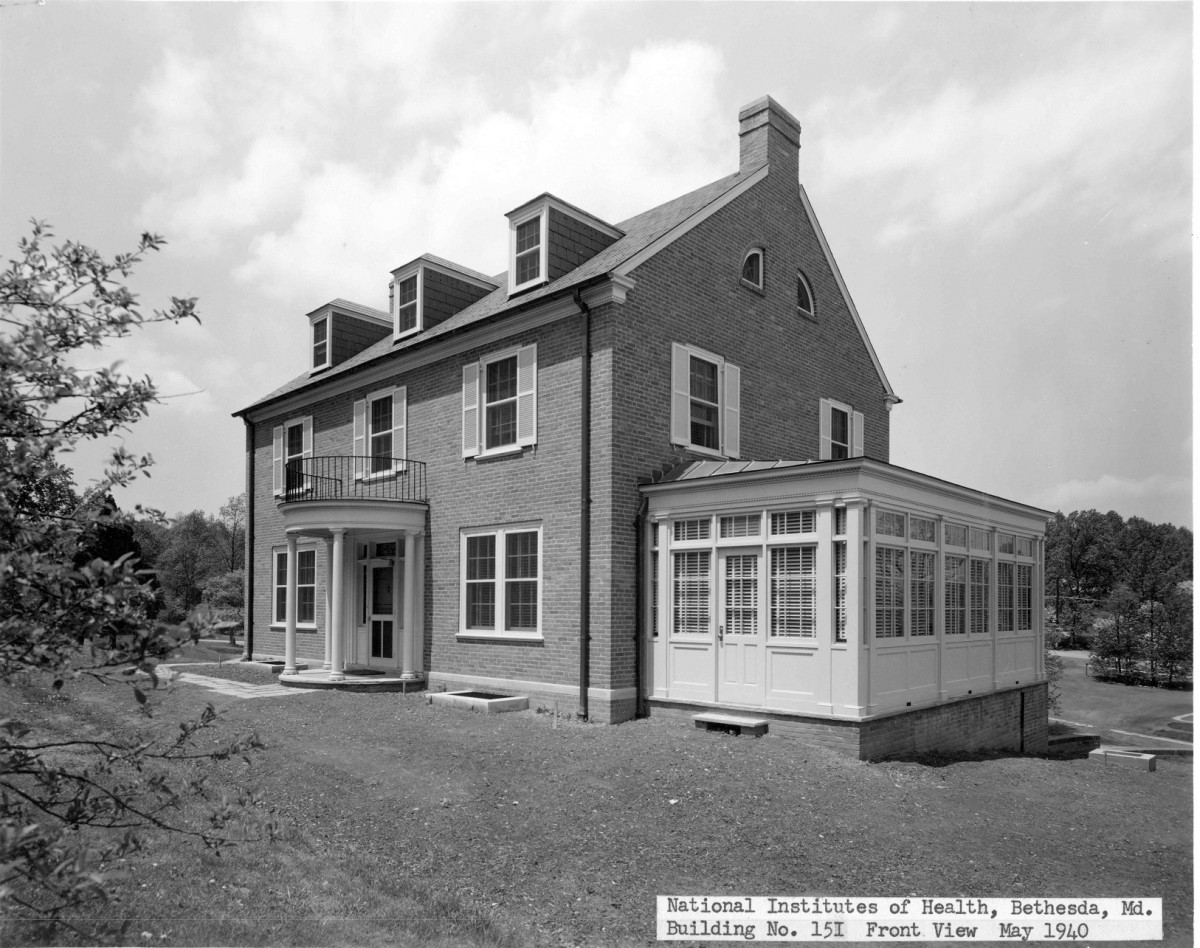 house on Bethesda campus