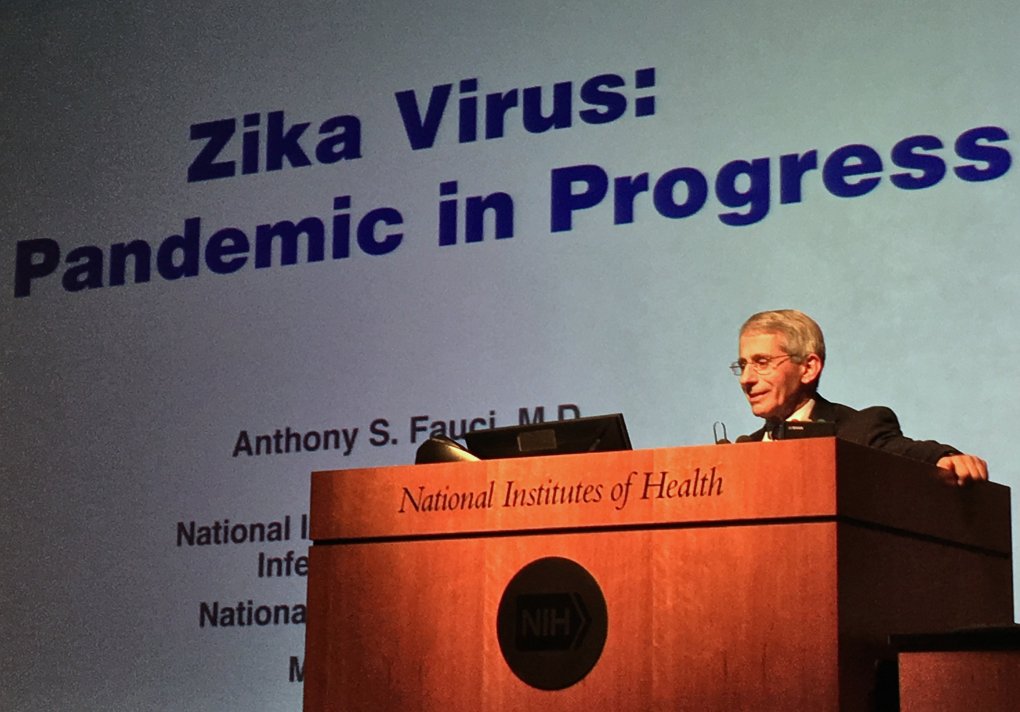 Anthony Fauci presents on Zika virus at NIH IRP