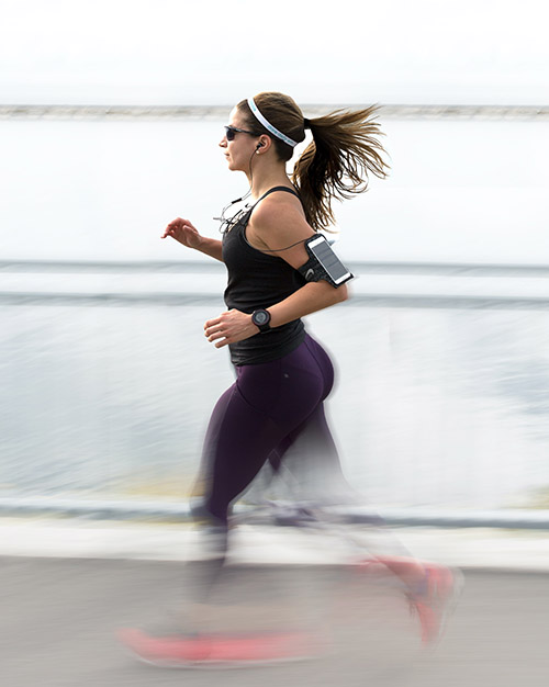 woman running