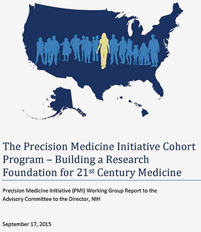 NIH framework points the way forward for building national, large-scale research cohort, a key component of the President’s Precision Medicine Initiative