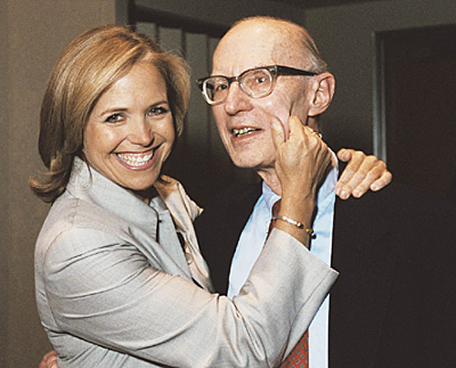 Dr. Alan Rabson with journalist and author Katie Couric
