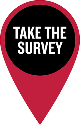  graphic with words &quot;Take the Survey&quot;