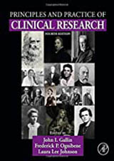 book cover: Principles and Practice of Clinical Research
