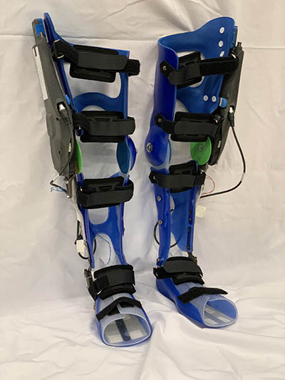 a pair of exoskeletons for the legs