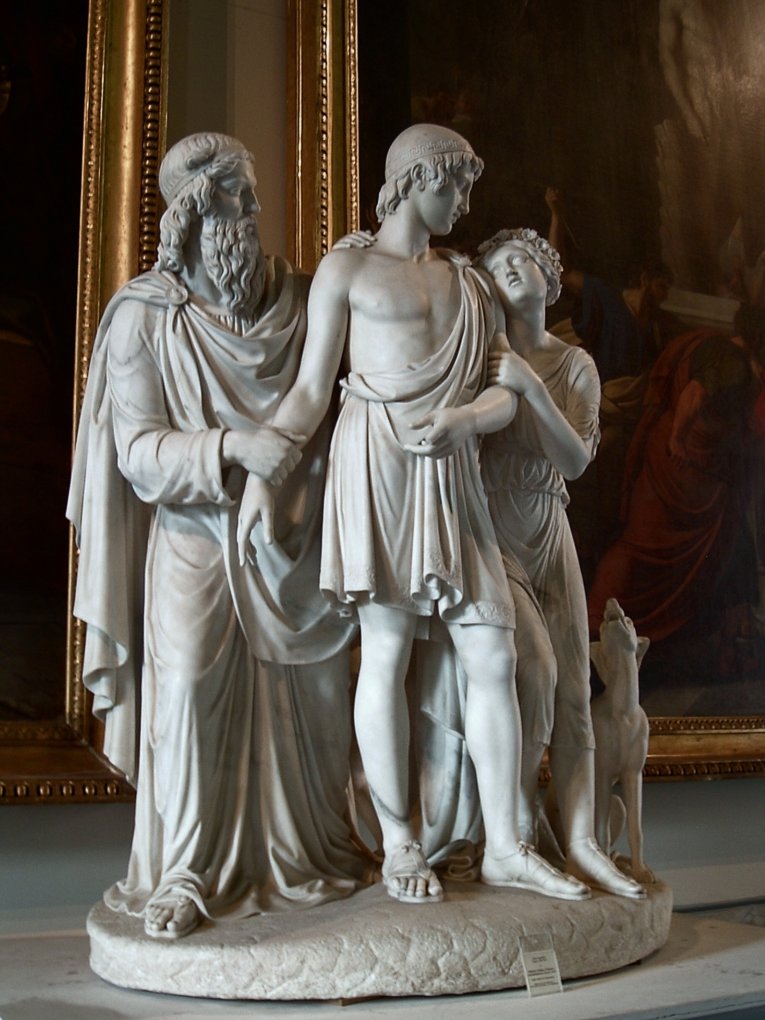 Mentor and Telemachus, by Tito Angelini