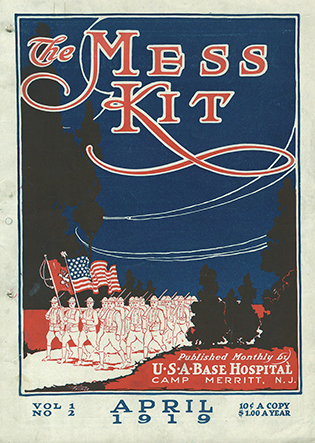 cover of a military newsletter called &quot;The Mess Kit&quot;
