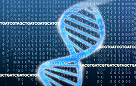 Illustration of DNA molecule