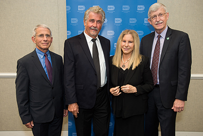 Anthony Fauci, James Brolin, Barbra Streisand, Francis Collins