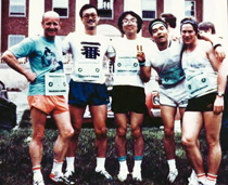 group of men in running attire