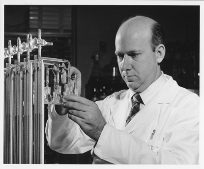 earl stadtman in lab