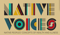  graphic reading &quot;Native Voices&quot;