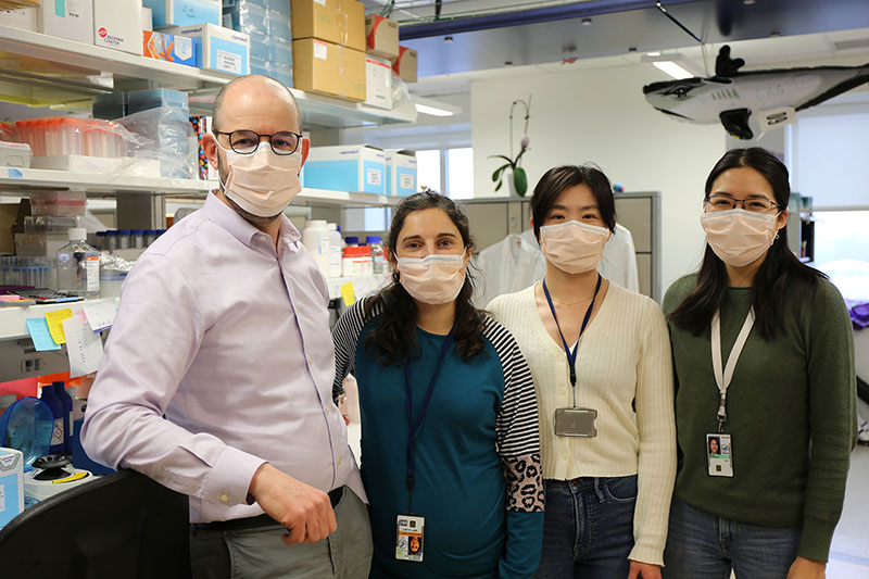 Dr. Rotman with members of his lab