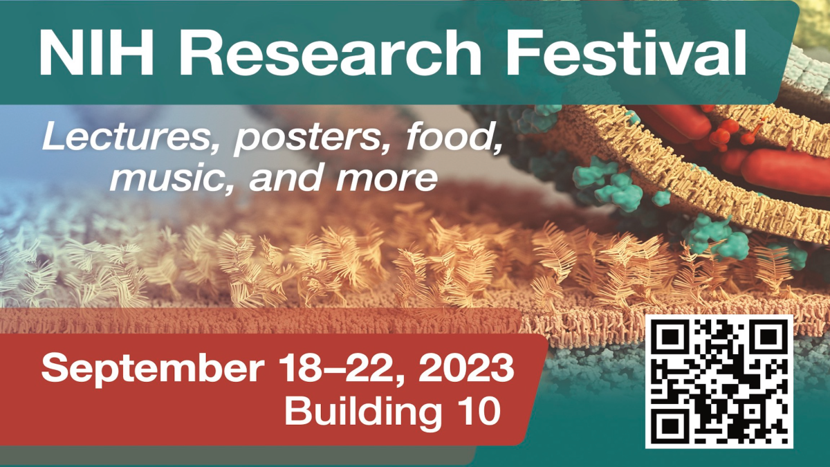 promotional flyer for 2023 NIH Research Festival