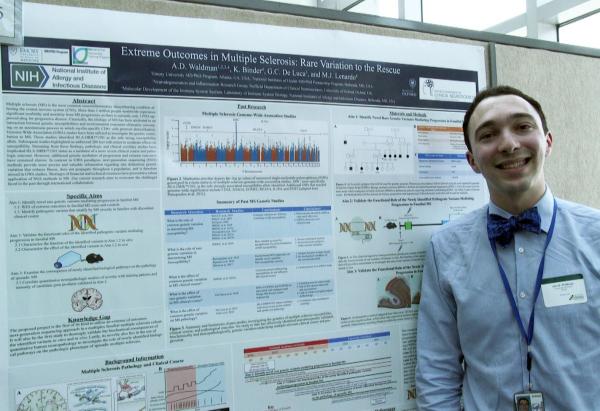 NIH graduate student Alex Waldman