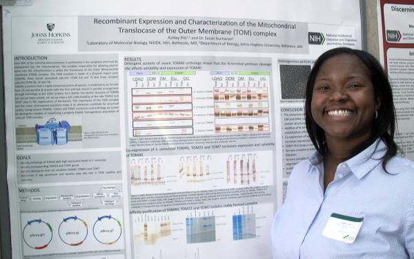 NIH graduate student Ashley Pitt