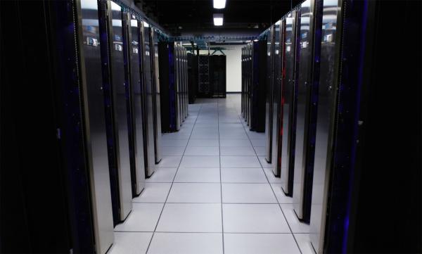 rows of computer servers