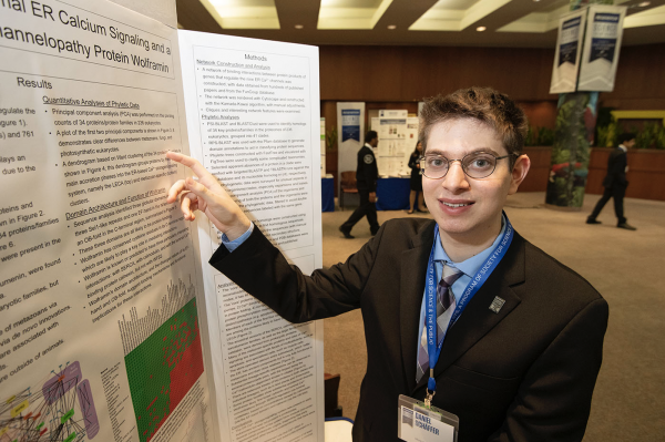 Maryland teen Daniel Schäffer presented his research in Washington, D.C., as a finalist for the 2019 Regeneron Science Talent Search.