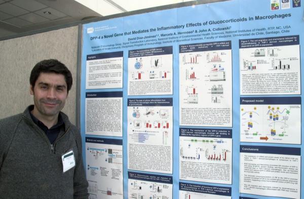 NIH graduate student David Diaz-Jimenez