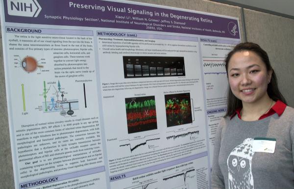 NIH graduate student Xiaoyi Li