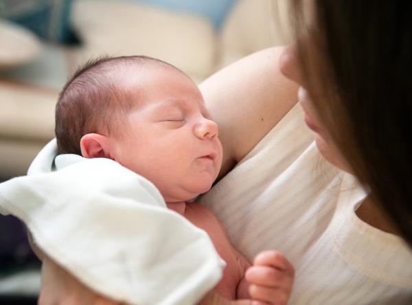 mother and newborn baby