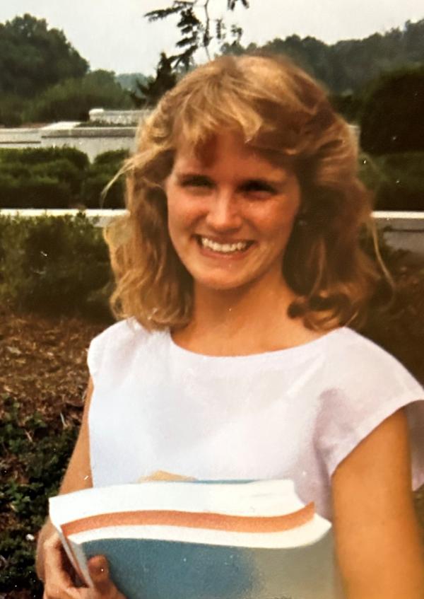 Catherine Gordon as an intern at NIH in 1982