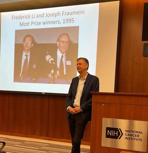 Lawrence Ingrassia at the NIH event