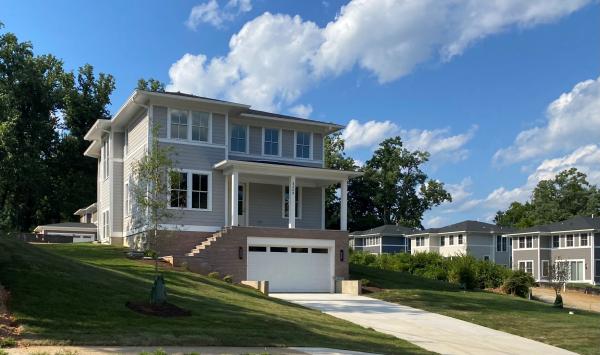 photo of a new construction house