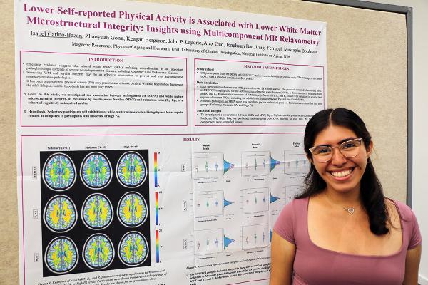 IRP summer intern Isabel Carino-Bazan