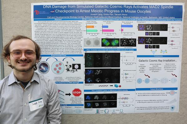 IRP summer intern Joseph Lang