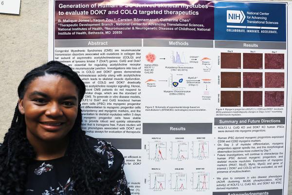 IRP postdoctoral fellow Malique Jones