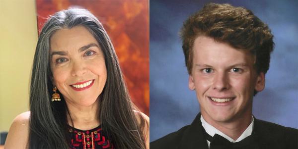 Dr. Maria T. Acosta (left) and Connor J. Lewis (right)