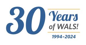 WALS 30th Anniversary logo
