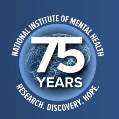 NIMH 75-year anniversary logo